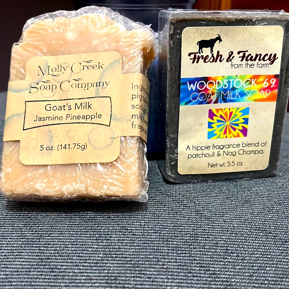 2 Bars of Goat Milk Soap